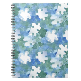 Cuaderno Carpeta de bolsillo de la pieza del rompecabezas a