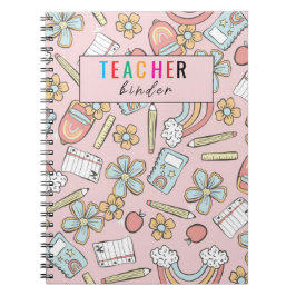 Cuaderno Carpeta elegante de monograma con escritura y 3 an