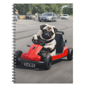 Cuaderno Carrera de Pug go-kart
