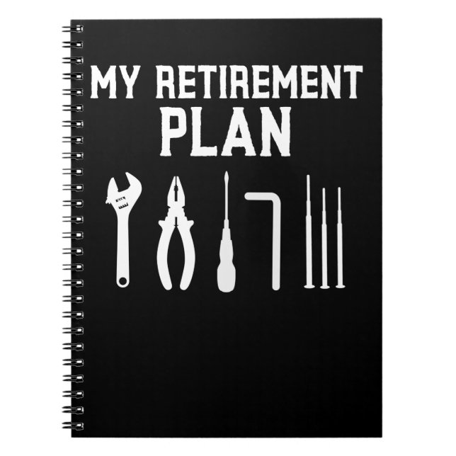 Cuaderno Carreras automática de hombres cita a papá retirad (Frente)