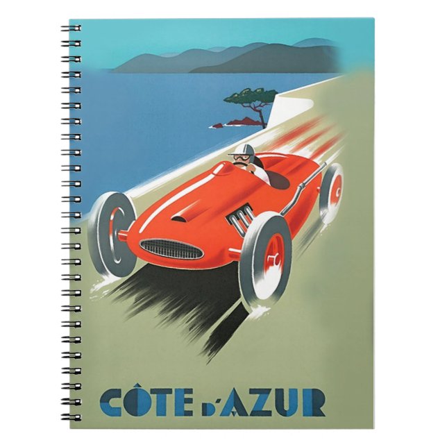 Cuaderno Carreras automática vintage (Frente)