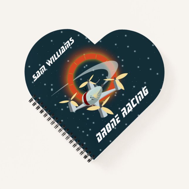 Cuaderno Carreras de drones (Anverso)