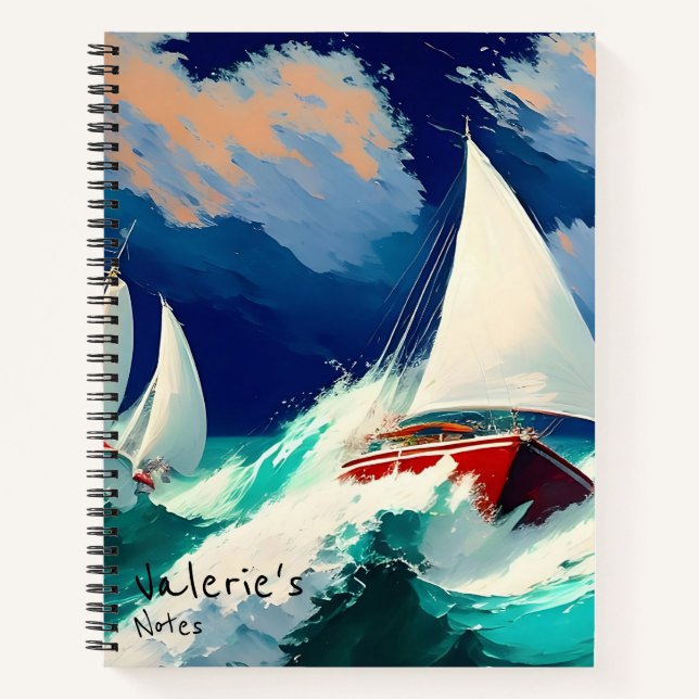Cuaderno Carreras de veleros en los mares pesados (Anverso)
