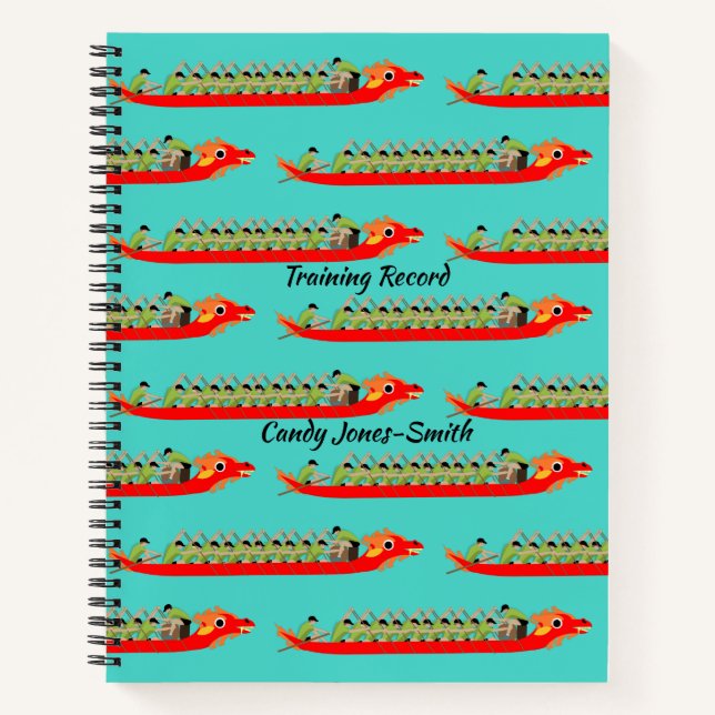 Cuaderno Carreras del barco Dragon (Anverso)