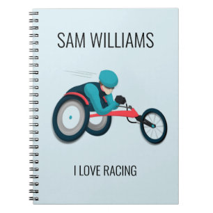 Cuaderno Carreras en silla de ruedas