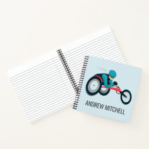 Cuaderno Carreras en silla de ruedas