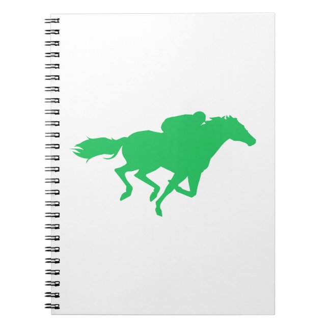 Cuaderno Carreras Kelly Green Horse (Frente)