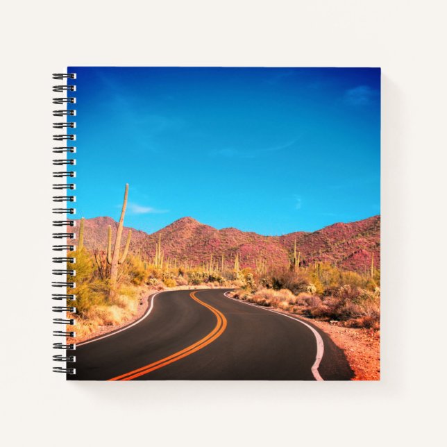 Cuaderno Carretera a través del Desierto (Anverso)