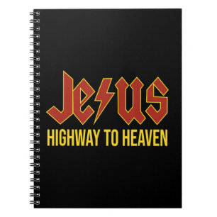 Cuaderno Carretera Jesús Al Cielo Cristiano Regalo Camiseta
