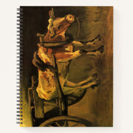 Cuaderno Carro con ox rojo y blanco (Vincent van Gogh)