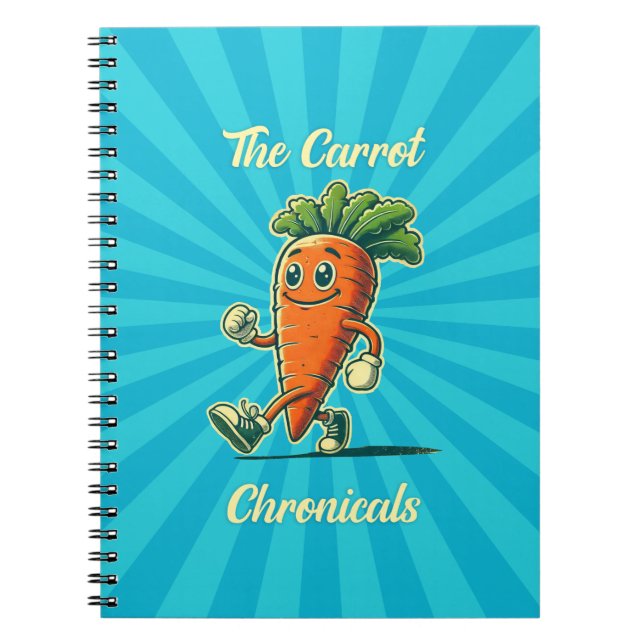 Cuaderno Carrot Chronicals Retro Cartoon notebook (Frente)