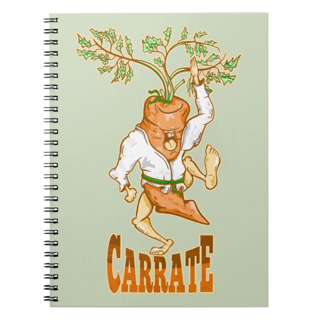 Cuaderno Carrot Karate CARRATE (Frente)