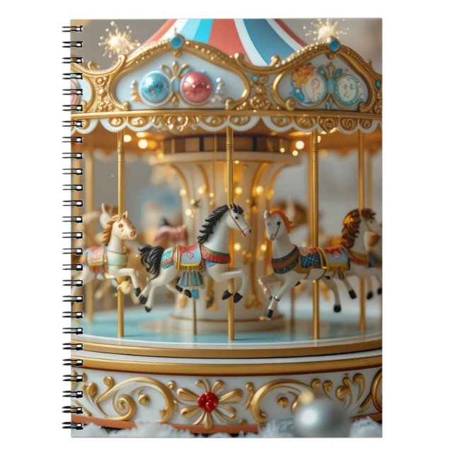 Cuaderno carrusel brillante (Frente)
