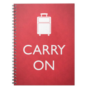 Cuaderno CARRY ON - Equipaje - Funny Red