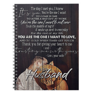 Cuaderno Carta A Mi Esposo, Trato De Regalo Familiar