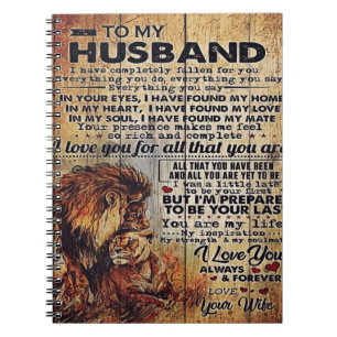 Cuaderno Carta Adorable Al Marido Agradable Regalo A Mi H