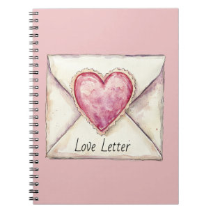 Cuaderno Carta de amor corazón