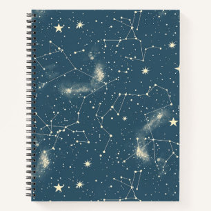 Cuaderno Carta de constelaciones de la luna de marino Acade