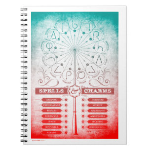 Cuaderno Carta de Instrucciones de Varita   Hechizo de Harr