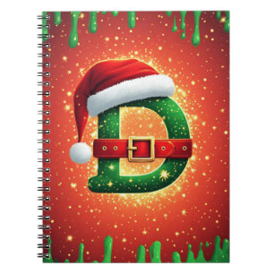Cuaderno Carta de Santa D con detalles de Navidad de hoja p