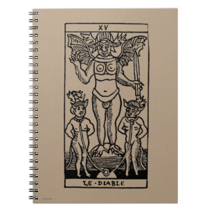 Cuaderno Carta de tarot: El diablo