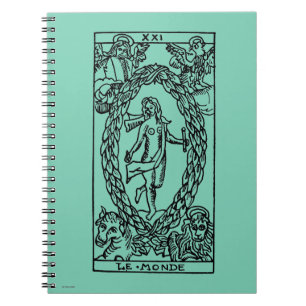 Cuaderno Carta de tarot: El mundo
