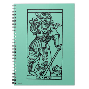 Cuaderno Carta de tarot: El tonto