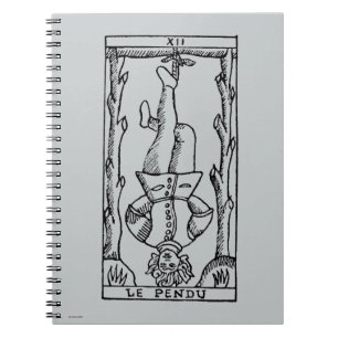 Cuaderno Carta de tarot: Hombre colgado