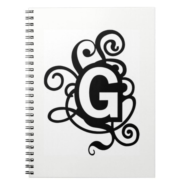 CUADERNO CARTA   ***E*** NOTEBOOK MONOGRAMADO (Frente)