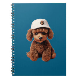 Cuaderno Cartapacio de Caniche en Taza Blanca
