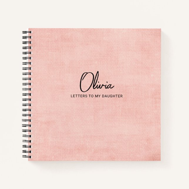 Cuaderno Cartas a la hija Keepsake Memory Book (Anverso)