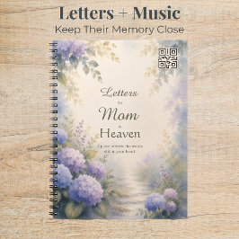 Cuaderno Cartas a Mamá Diario Memorial y Código QR Personal