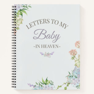 Cuaderno Cartas A Mi Bebé En El Cielo