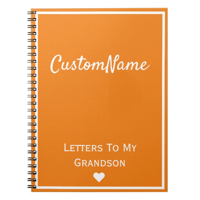 Cuaderno Cartas a mi diario de nietos (Frente)