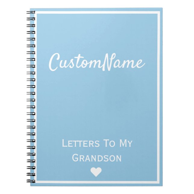 Cuaderno Cartas a mi diario de nietos (Frente)