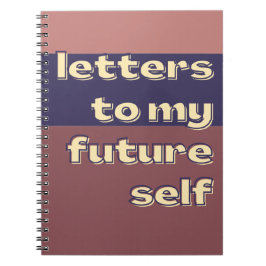 Cuaderno Cartas a mi futuro autocuidado auto-moderno Guay