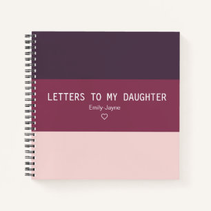 Cuaderno Cartas a mi hija Keepsake Journal