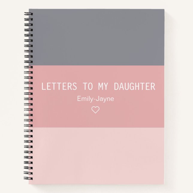 Cuaderno Cartas a mi hija Keepsake Journal (Anverso)