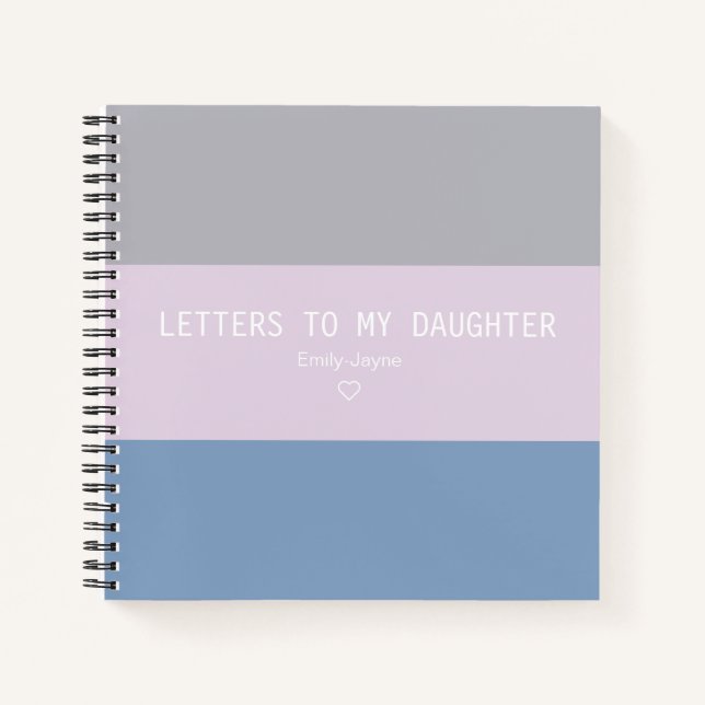 Cuaderno Cartas a mi hija Keepsake Journal (Anverso)