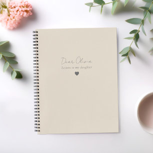 Cuaderno Cartas a mi hija Keepsake Journal Notebook
