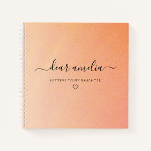 Cuaderno Cartas a mi hija Keepsake Memory Notebook