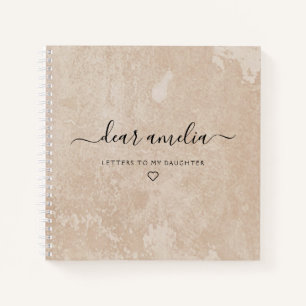 Cuaderno Cartas a mi hija Keepsake Memory Notebook