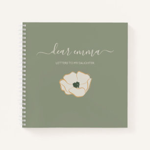 Cuaderno Cartas A Mi Hija   Memoria Keepsake simple