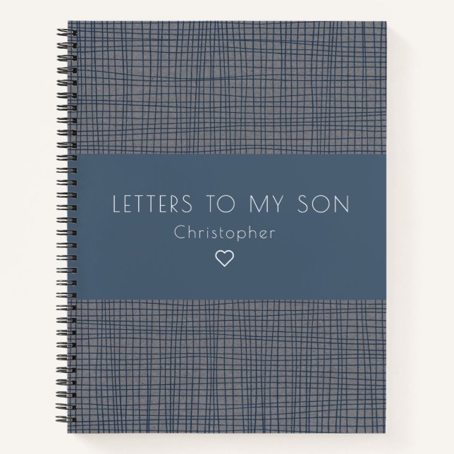 Cuaderno Cartas a mi hijo Keepsake Journal (Anverso)