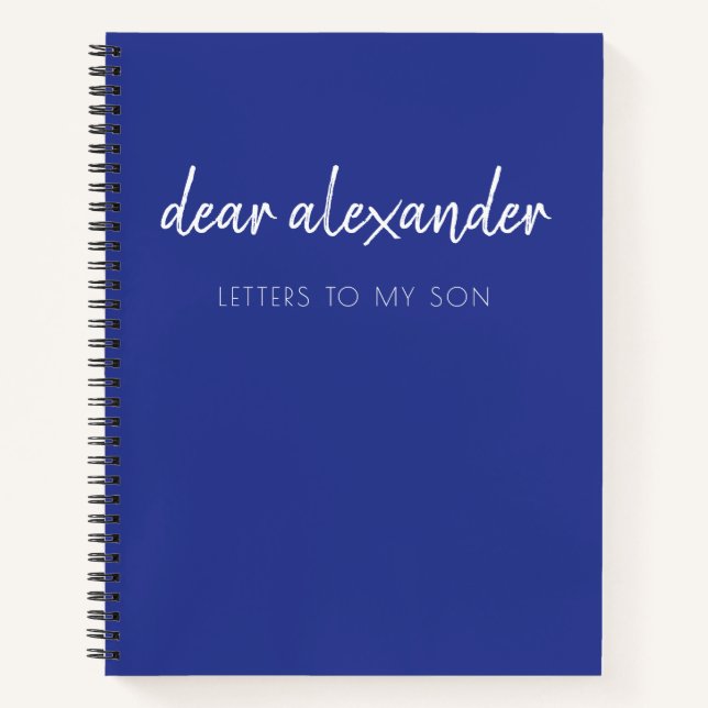 Cuaderno Cartas a mi hijo Keepsake Journal (Anverso)