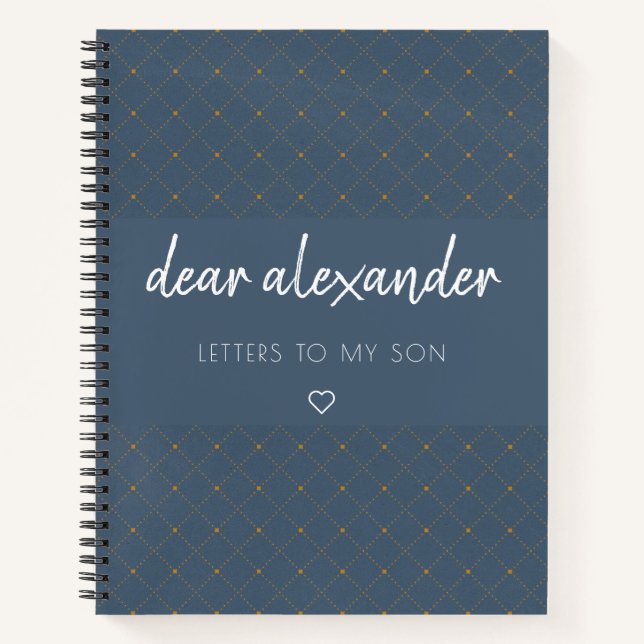 Cuaderno Cartas a mi hijo Keepsake Journal (Anverso)