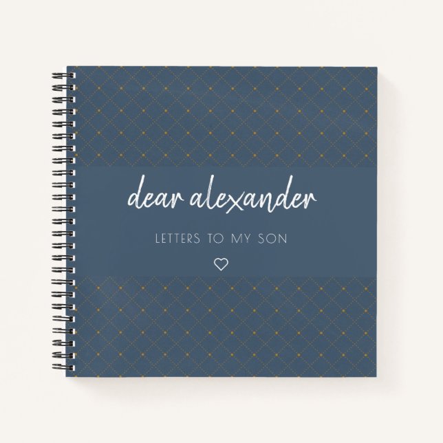 Cuaderno Cartas a mi hijo Keepsake Journal (Anverso)