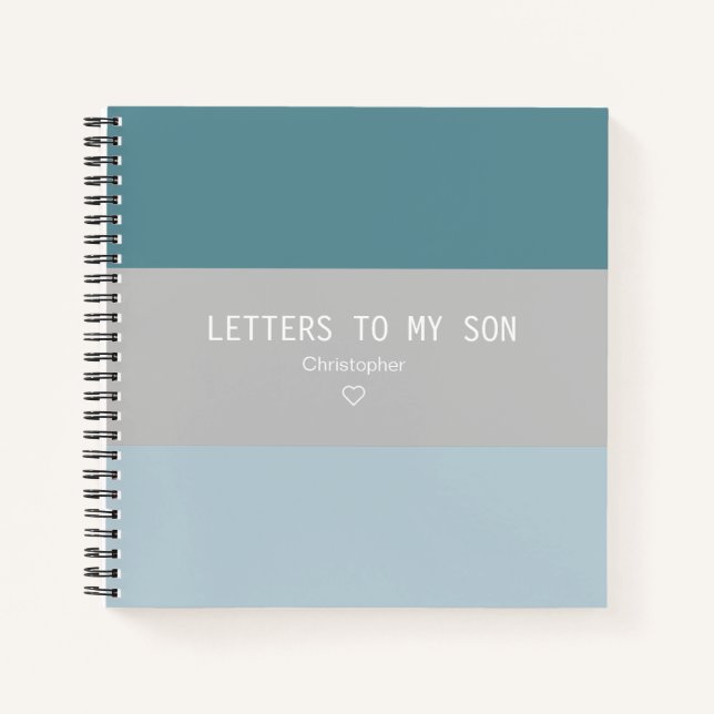 Cuaderno Cartas a mi hijo Keepsake Journal (Anverso)