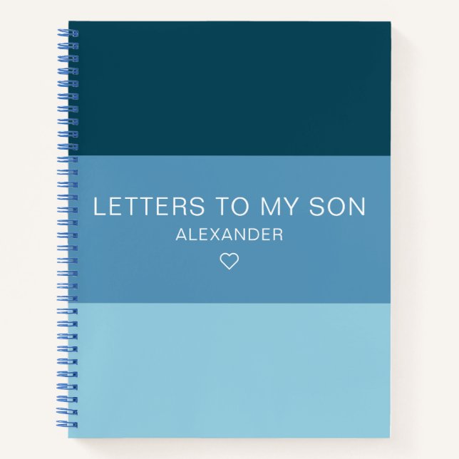 Cuaderno Cartas a mi hijo Keepsake Journal (Anverso)