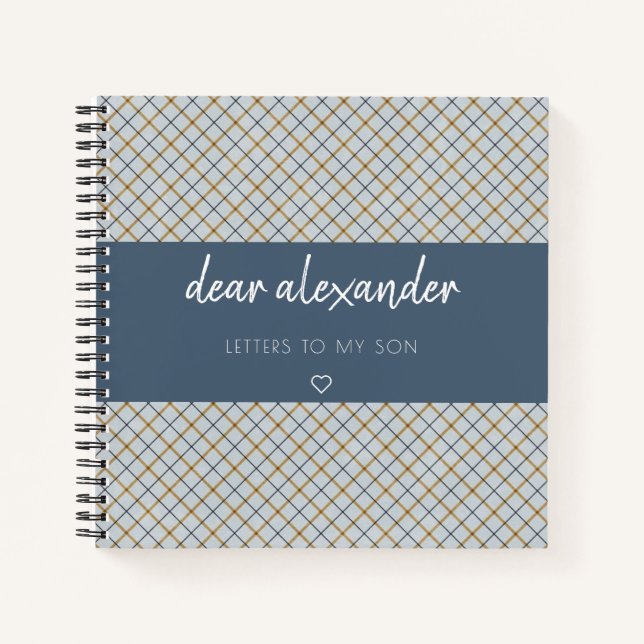 Cuaderno Cartas a mi hijo Keepsake Journal (Anverso)